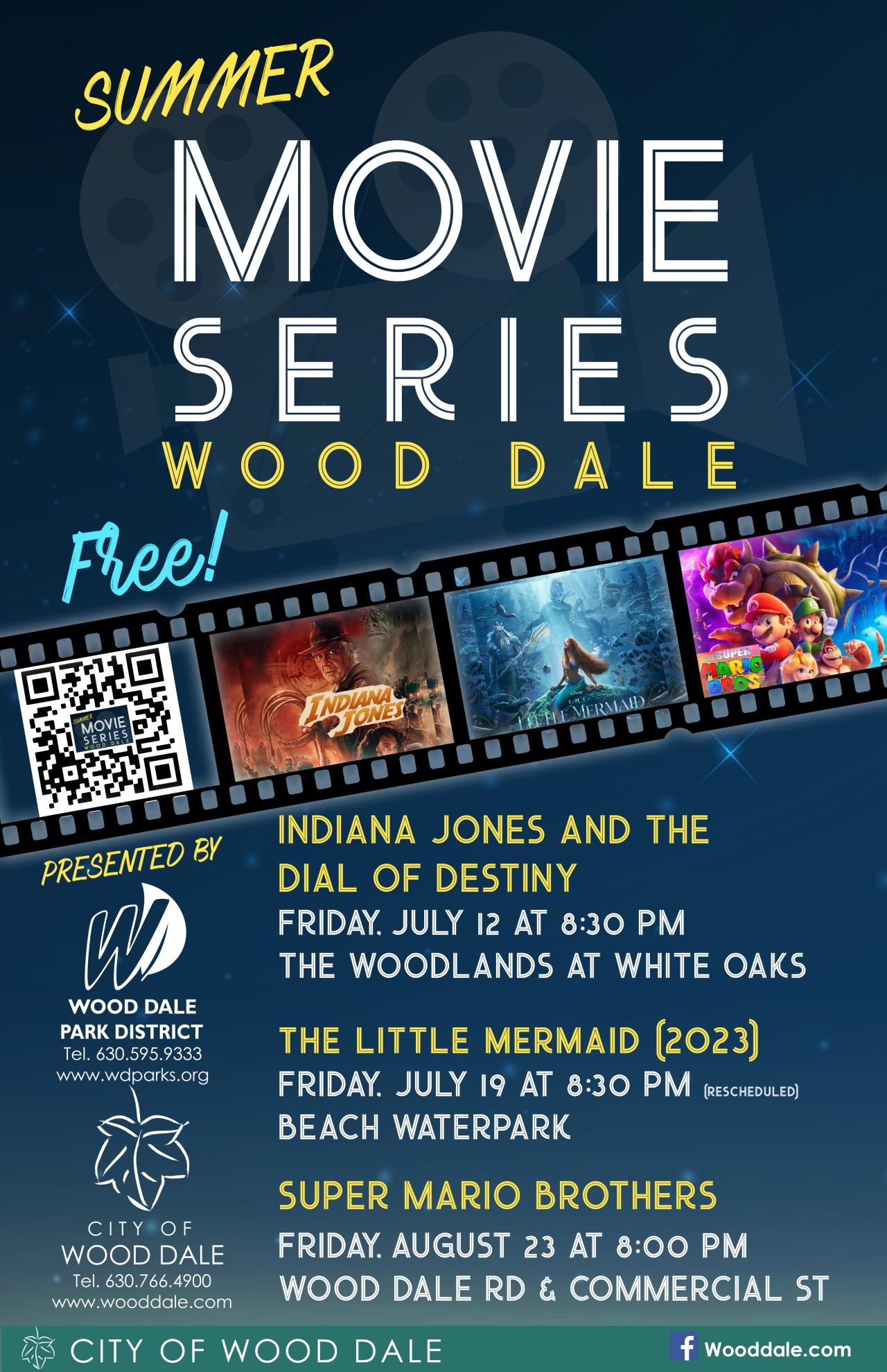 Summer Movie Series Announced! | News List | City of Wood Dale, IL